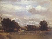 Vincent Van Gogh Cottage (nn04) USA oil painting artist